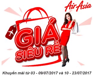 AirAsia triển khai chương trình khuyến mãi siêu ưu đãi tháng 7